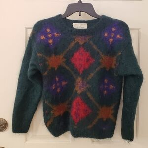 Collections by Michelle Stuart Hand knit Mohair Vintage